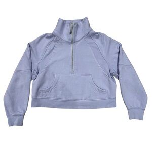 lululemon athletica Light Purple Scuba Half-Zip Sweatshirt